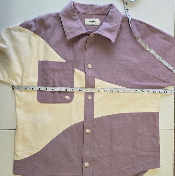 Wondery Arriva Purple Button Up Shirt Jacket Women's Small Outdoor - Picture 8 of 11